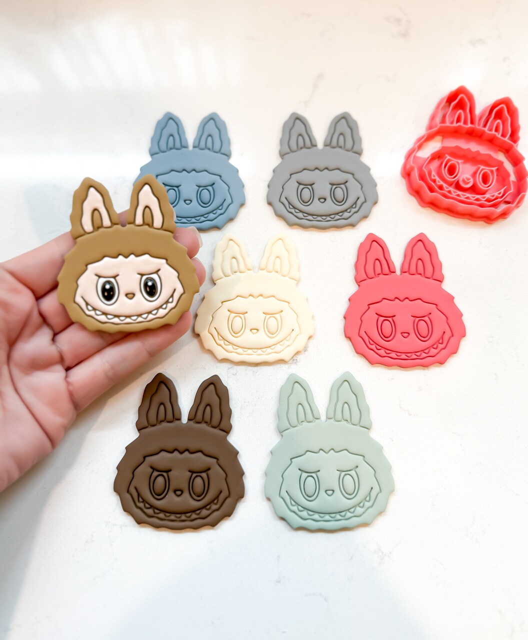 LABUBU MONSTER HEAD | VIRAL TIKTOK | BLIND BOX | POLYMER CLAY CUTTERS